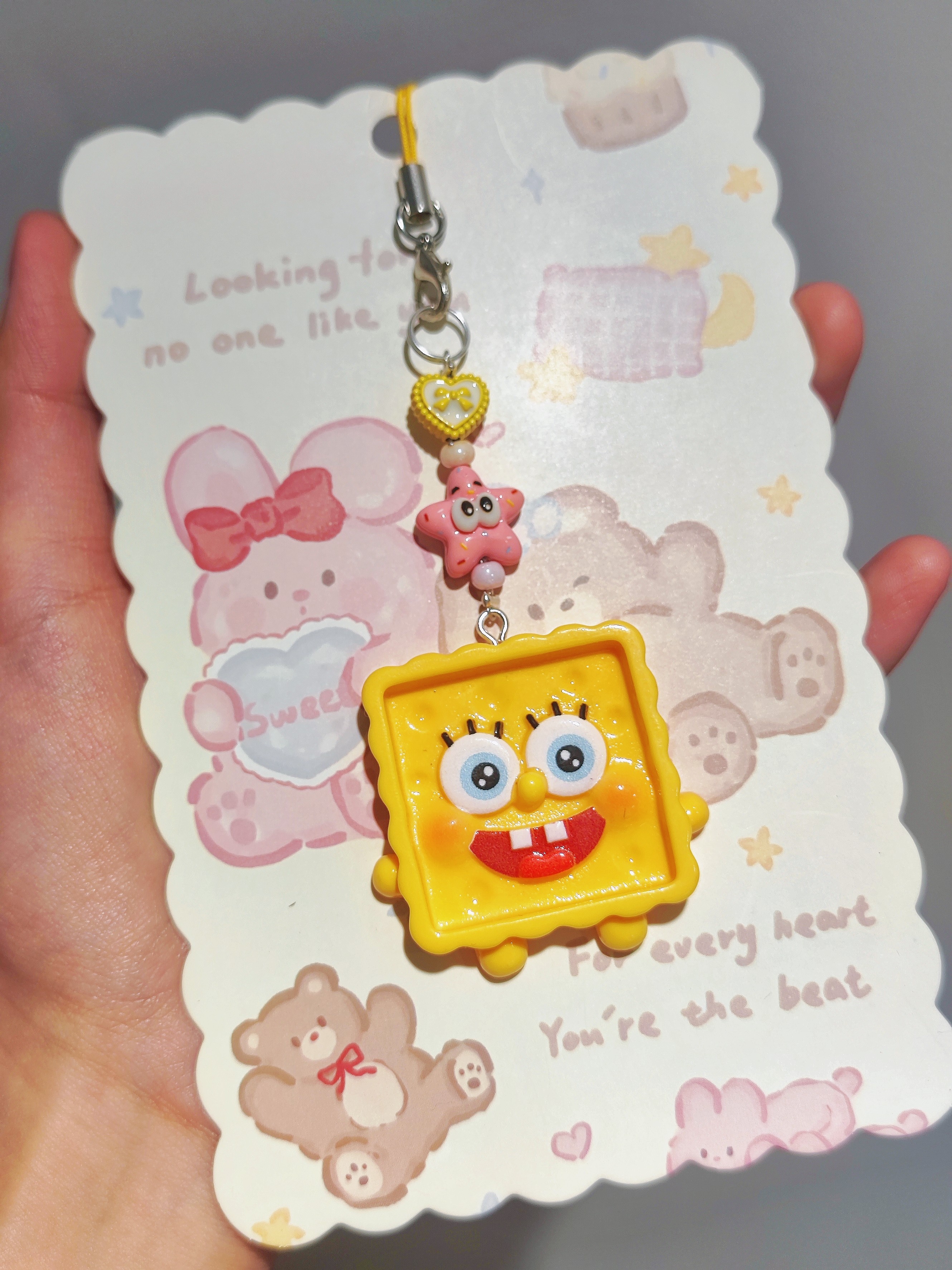 食玩小挂件可爱手机链包挂树脂小滴溜（许加对对碰）