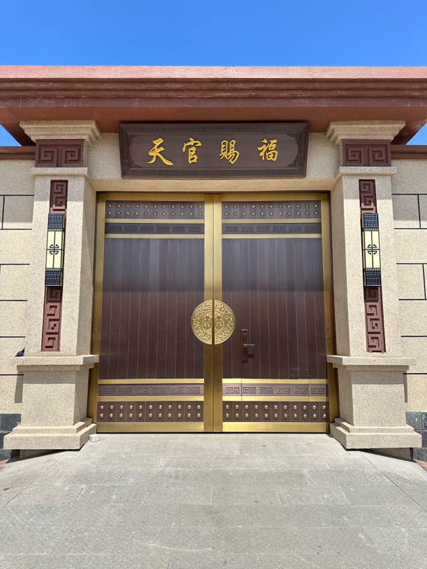 自建别墅电动铜门