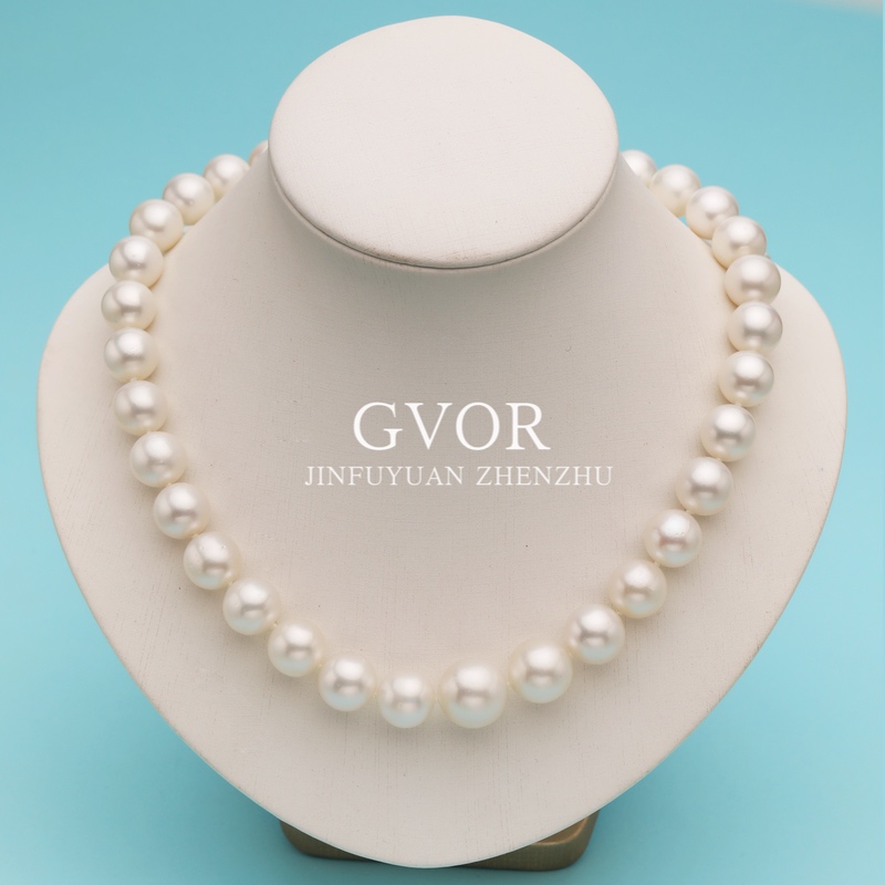 G10 芈伽勒丨压箱底高奢爆大澳白 11.3-15mm珍珠项链 A1258