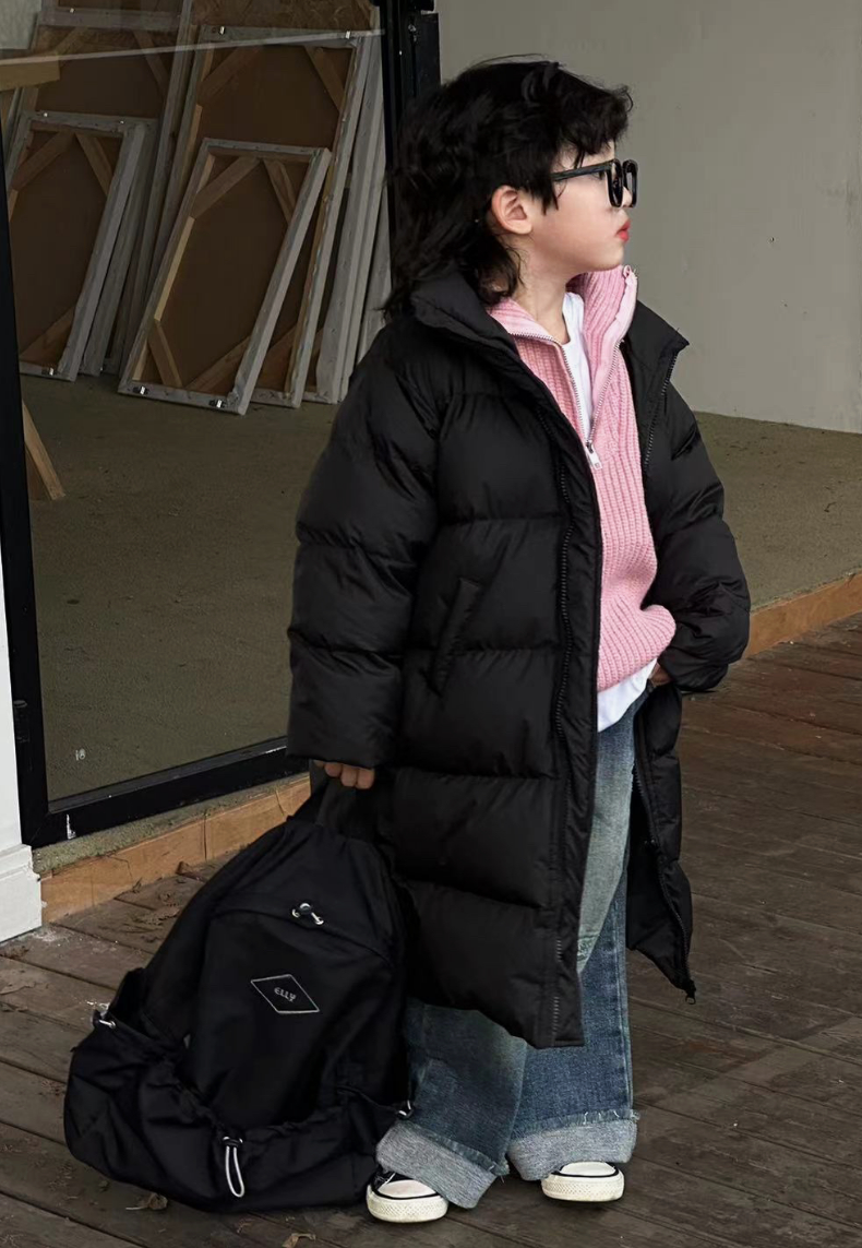 【清仓】羽绒服保暖中长款外套儿童儿童羽绒服高档23728