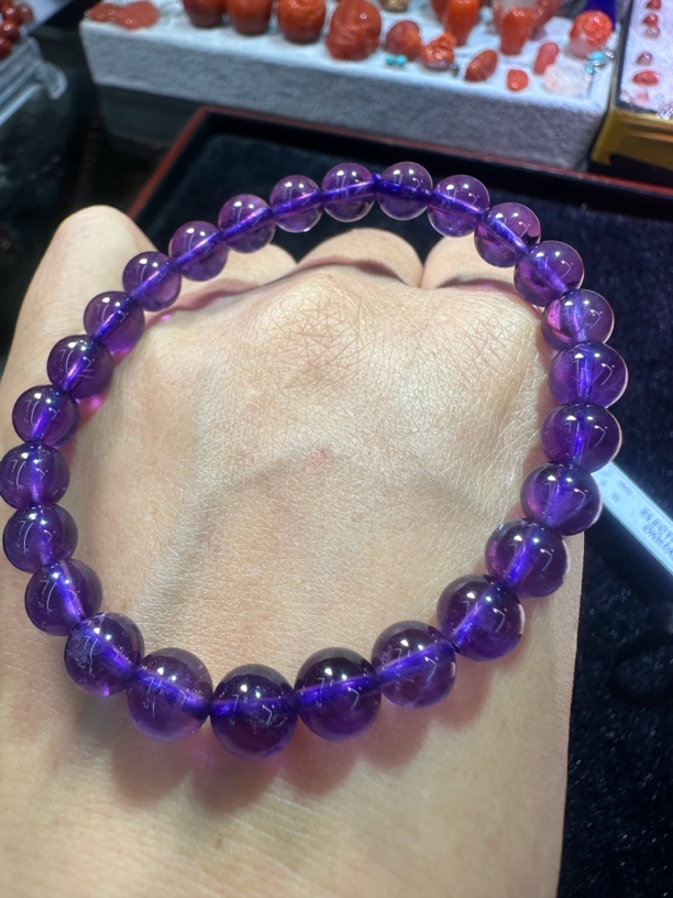 天然紫水晶 巴西紫 体干净颜色紫 