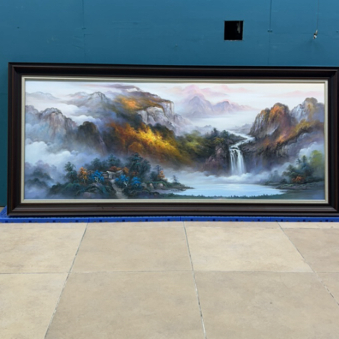 居家挂画《富山秋韵图》