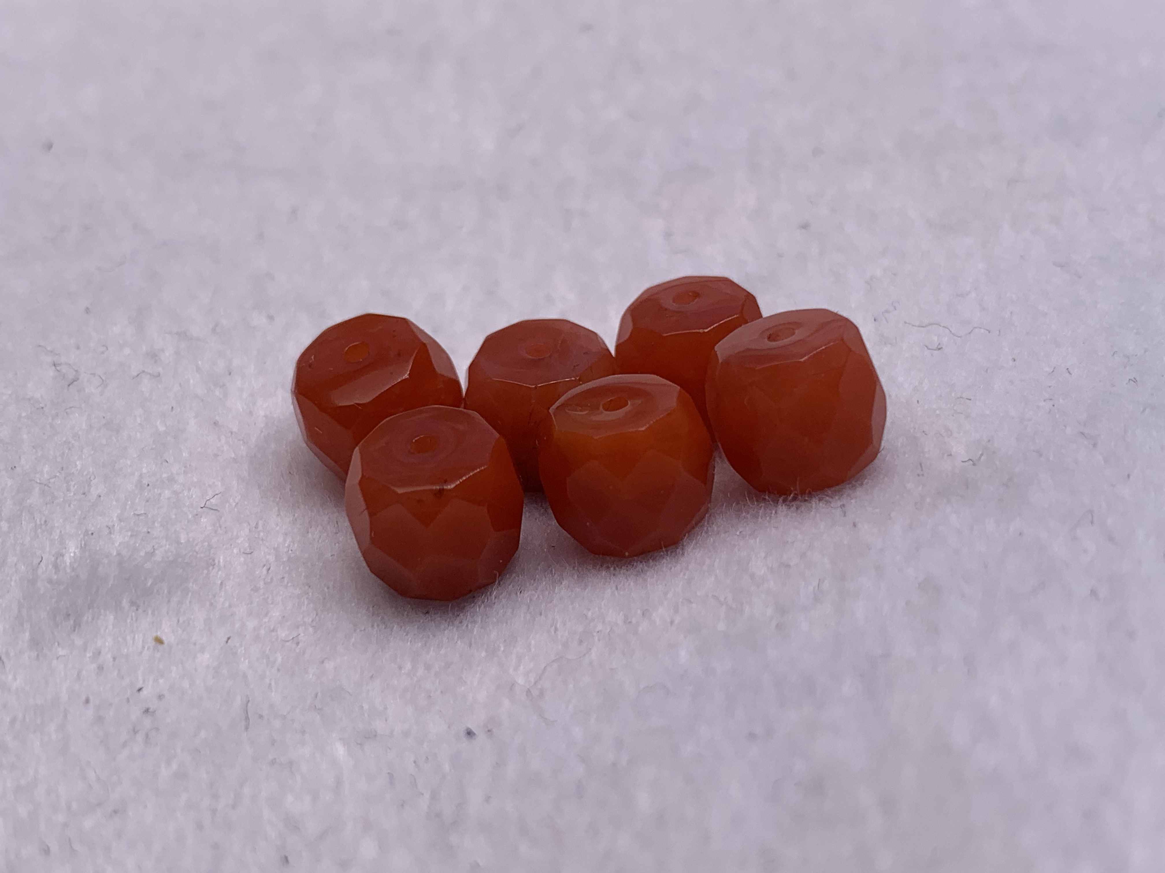 天然南红无相隔珠配珠顶珠腰珠套装单圈手串散珠直切老型