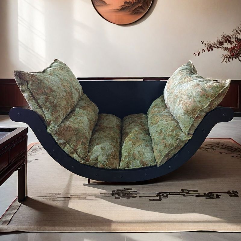 摇摇椅躺椅香蕉船单人沙发多功能客厅家用复古休闲摇椅桌椅两用