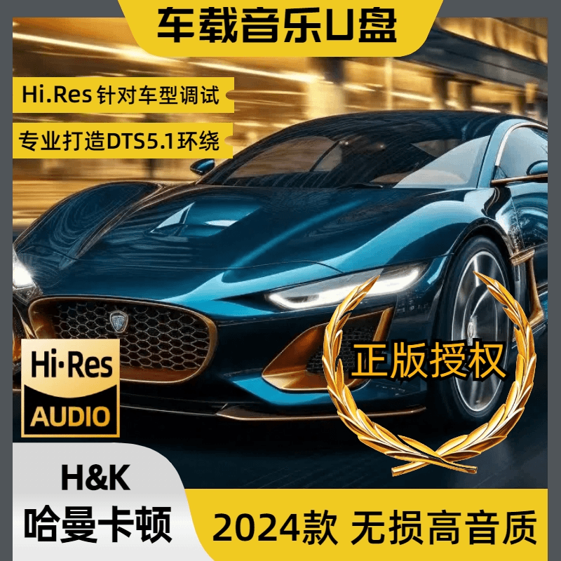 【至尊版】【秒音】车载盘DTS7.1环绕臻品2.0无损音质流行DJ曲2024高
