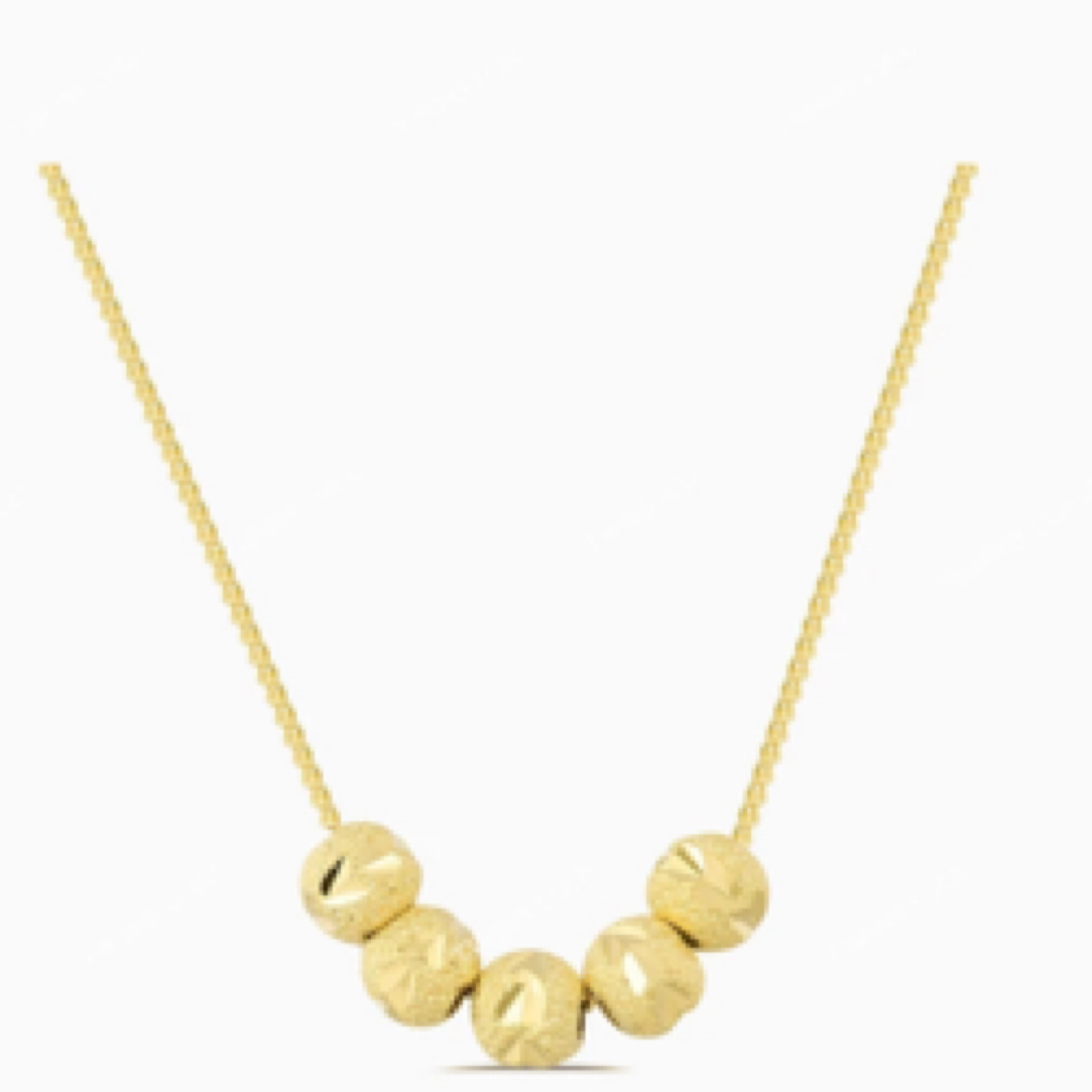 链子925银 坠链均925银 轻奢小众素款气质幸运珠ins时尚项链