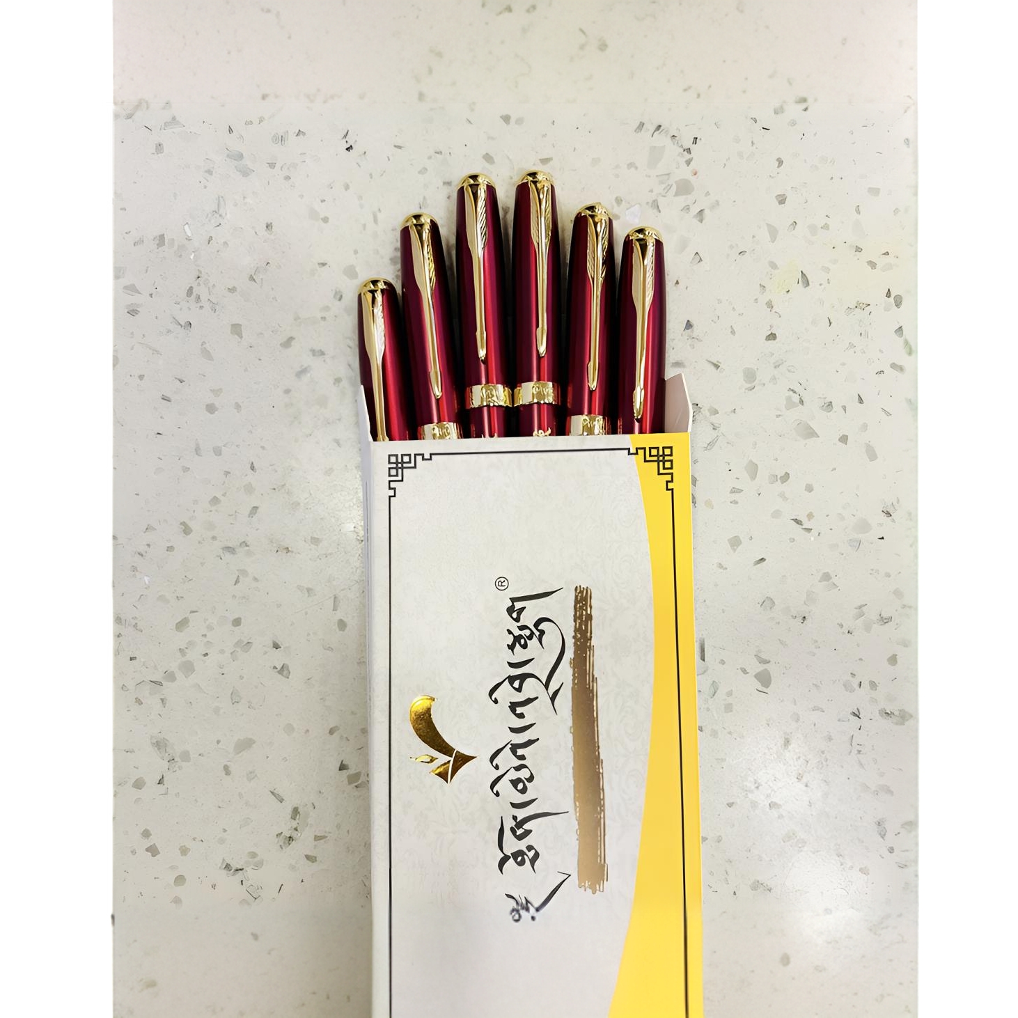 瞳觅藏文双尖钢笔