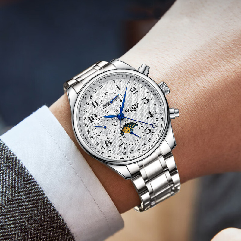 男士全自动多功能机械表（周总）新