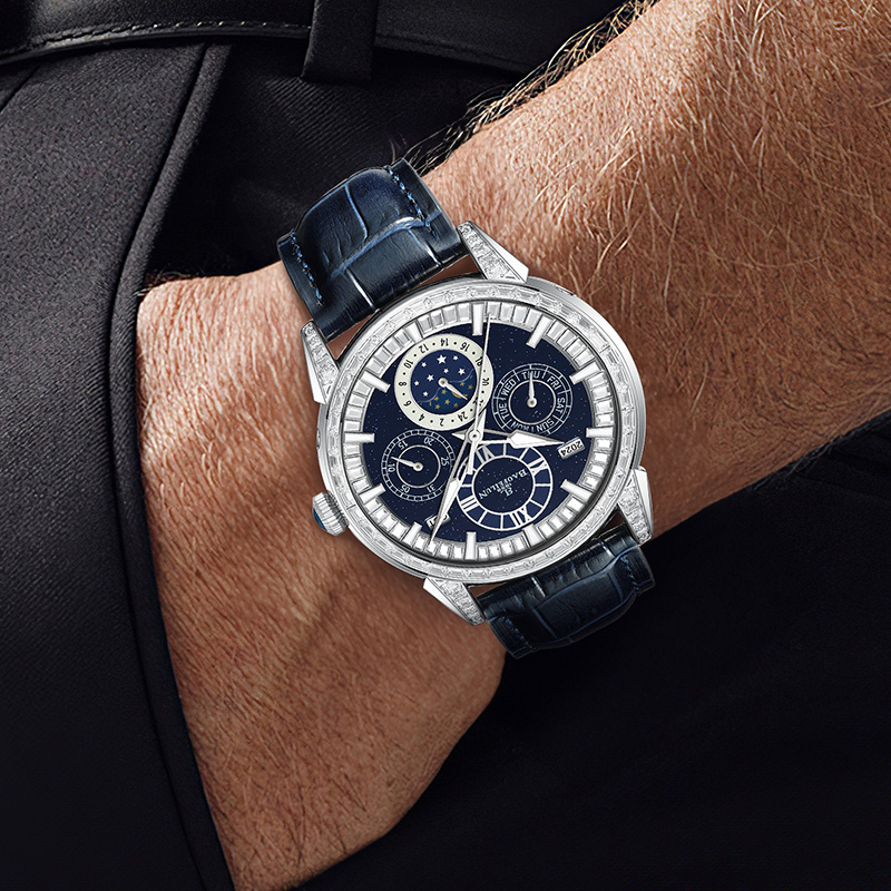 复杂功能系列 男士全自动多功能机械表（郝总）