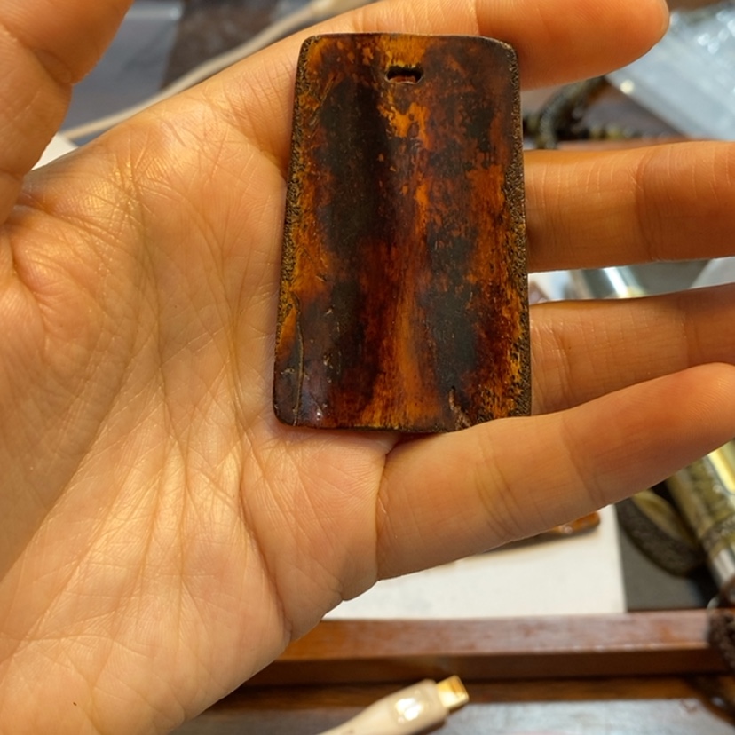 【闪购商品】橄榄核核雕六朝小牌子