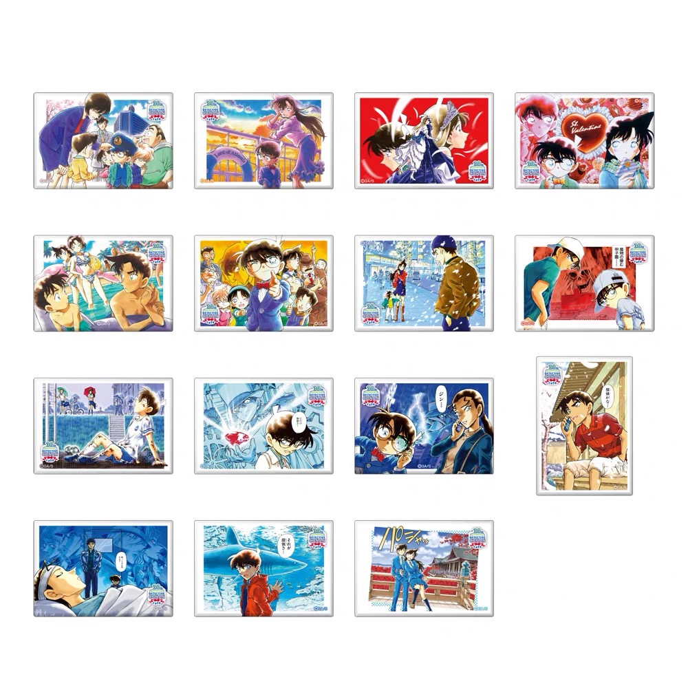 （奥斯拆卡）名侦探柯南30周年咖啡方吧唧 盲袋 默认代拆