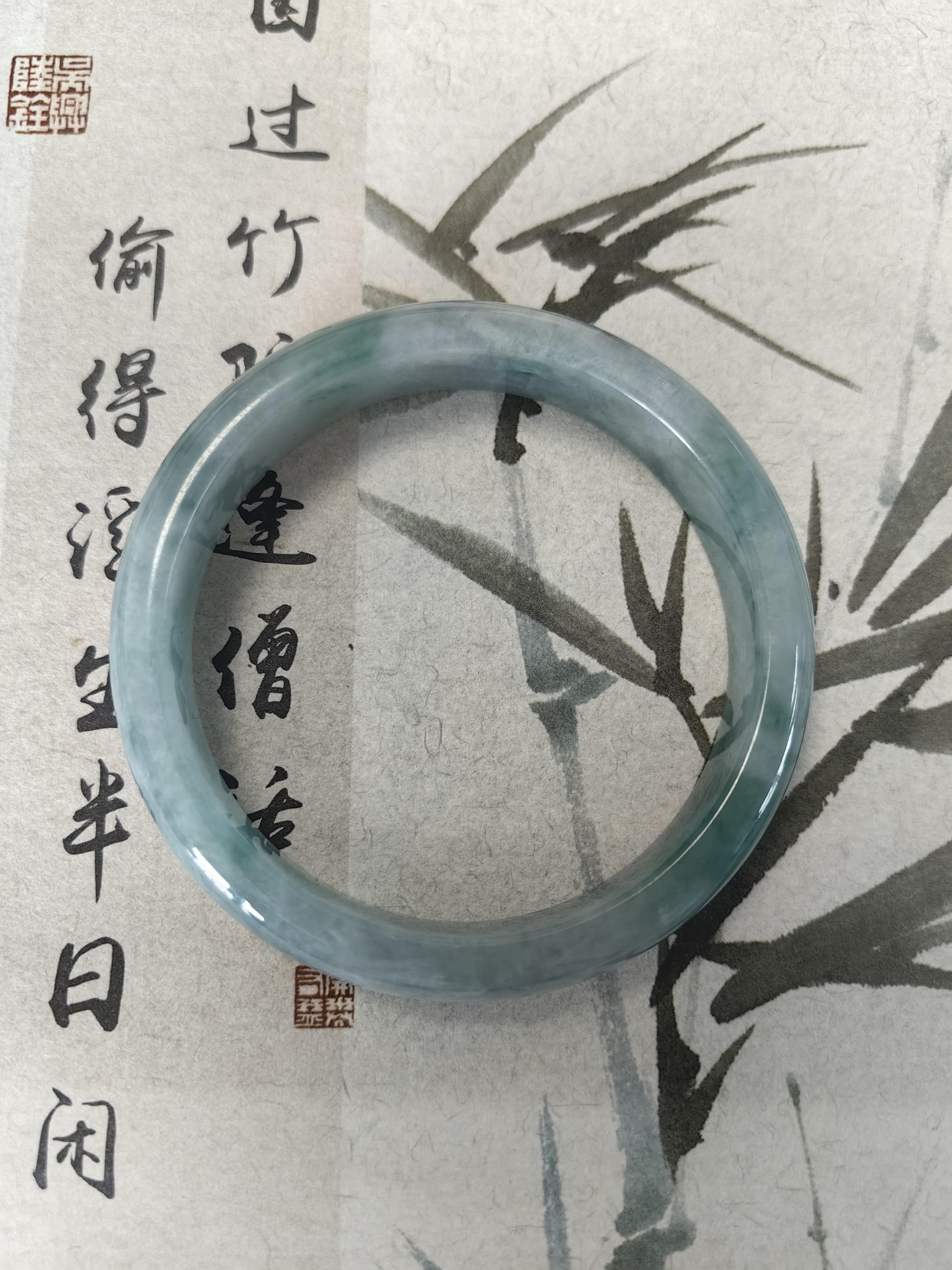 w710缅甸糯底蓝水翡翠