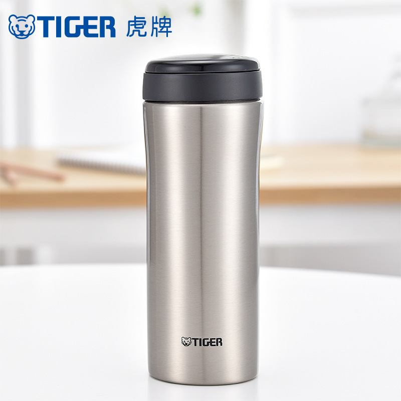 正品日本家用便携式保温杯不锈钢水杯男女时尚便携杯简约商务礼品