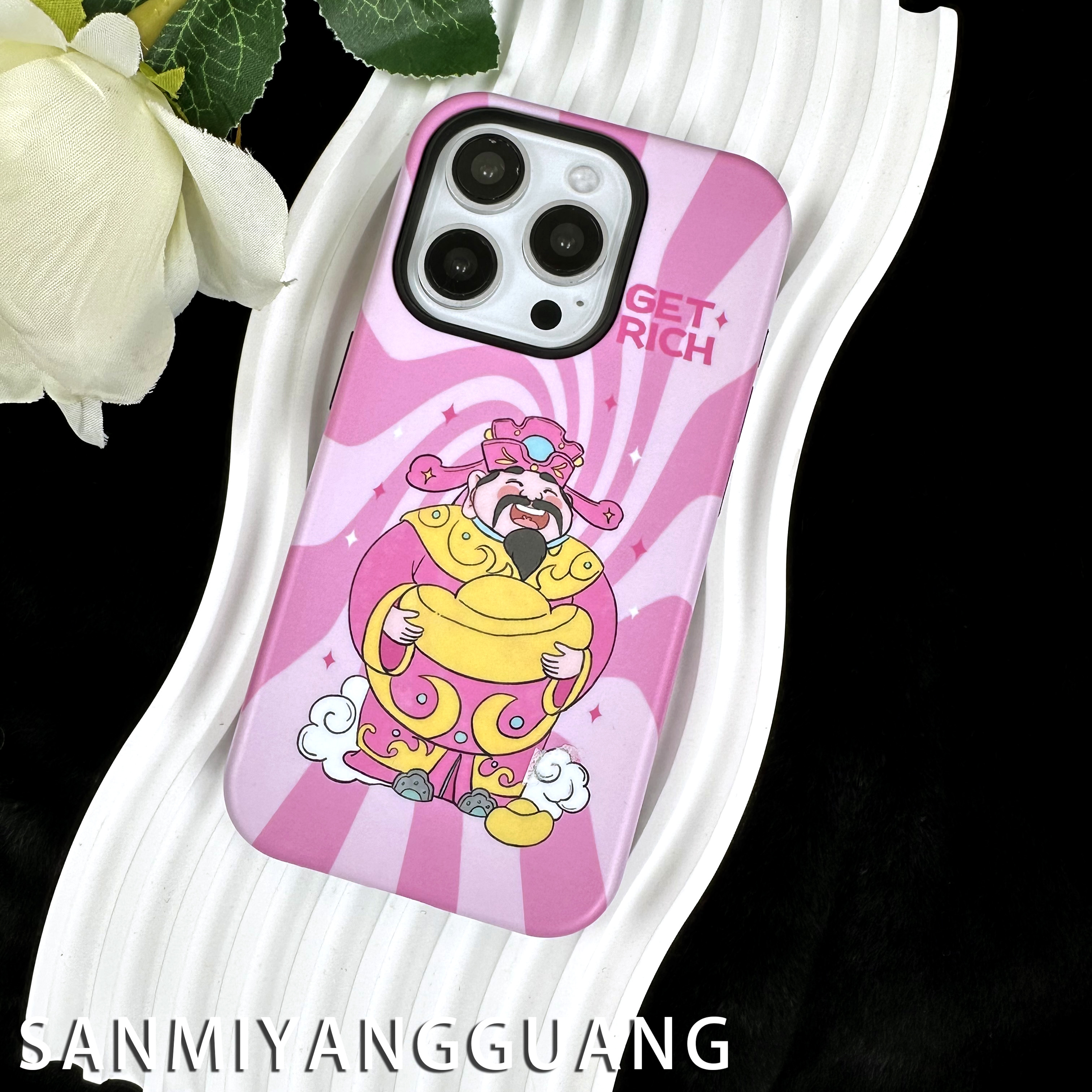 【高货菲林二合一】适用苹果手机壳元宝财神15PROMAX/iphone14/13
