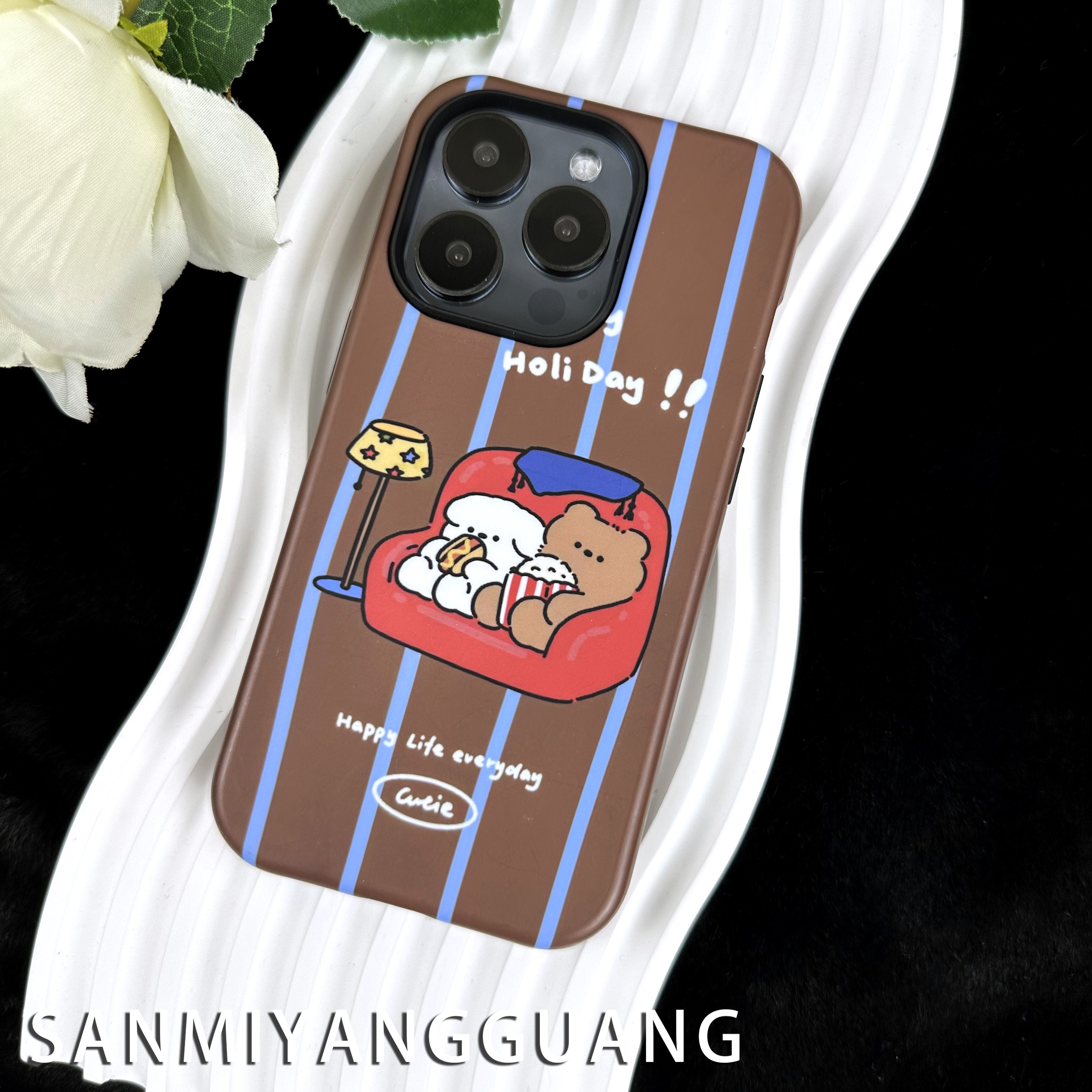 【高货菲林二合一】适用苹果手机壳沙发狗狗15PROMAX/iphone14/13