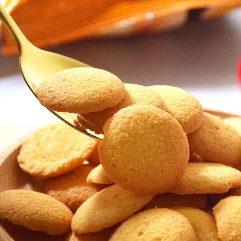 【新疆包邮】脆乐龙鲜之蛋脆蛋圆酥150g*3袋零食追剧