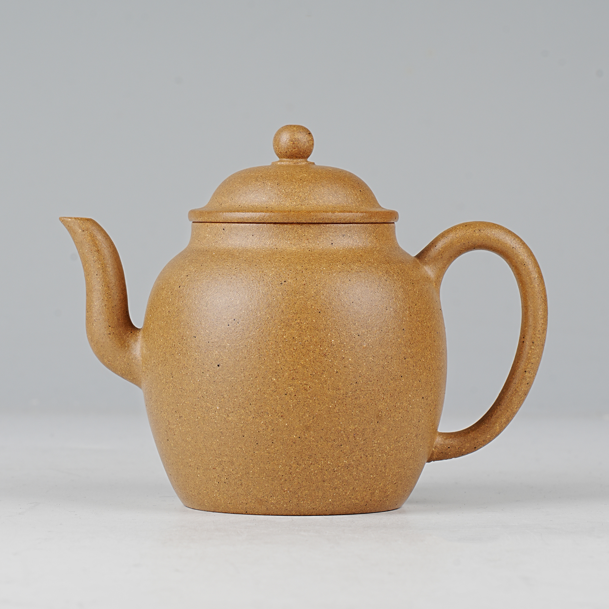 泥巴强出品 半手工 堇封小品 130cc 黄龙山原矿 宜兴 紫砂壶