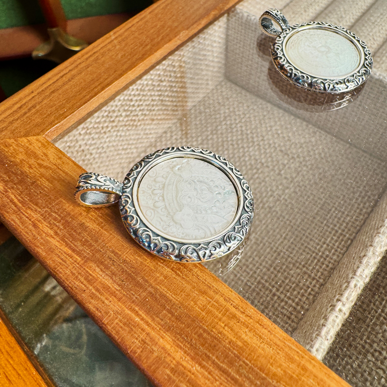 吊坠925银贝壳 扎基吊坠女纯银s925银饰