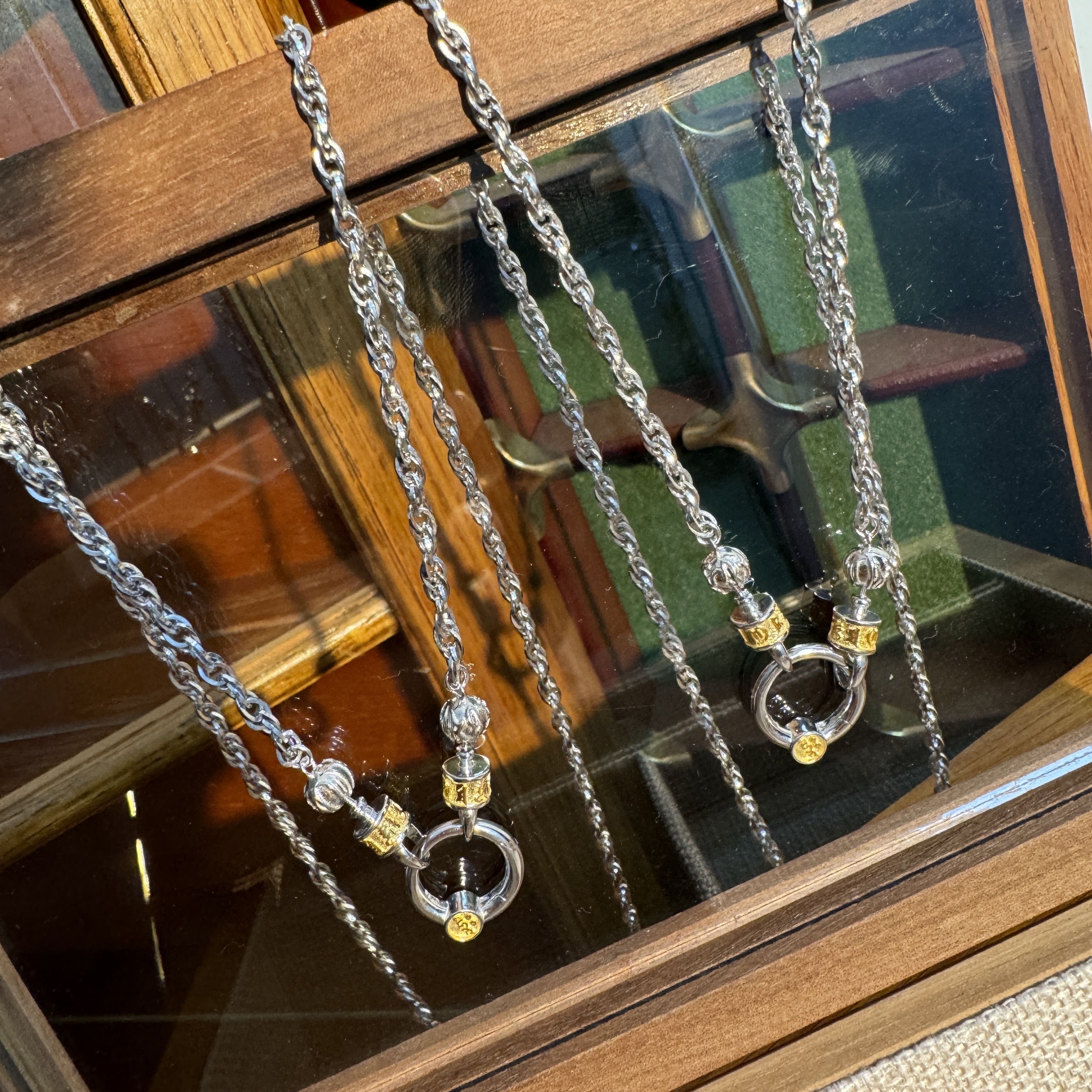 链子925银 六字真言万能项链女纯银 银饰女款2024新款毛衣链秋冬