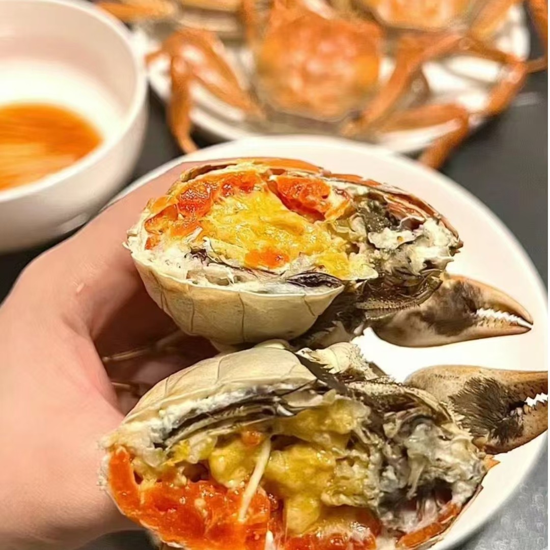 【活蟹现发】鲜活精品大闸蟹【公】2只/3两左右【母】2只/2.5两左右*共4只