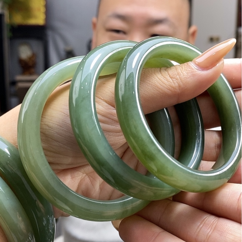 【闪购商品】和田玉手镯未镶嵌多样性发货，拍一发一