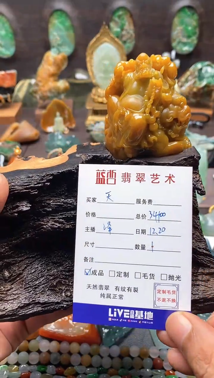 【闪购商品】翡翠颈饰未镶嵌成品