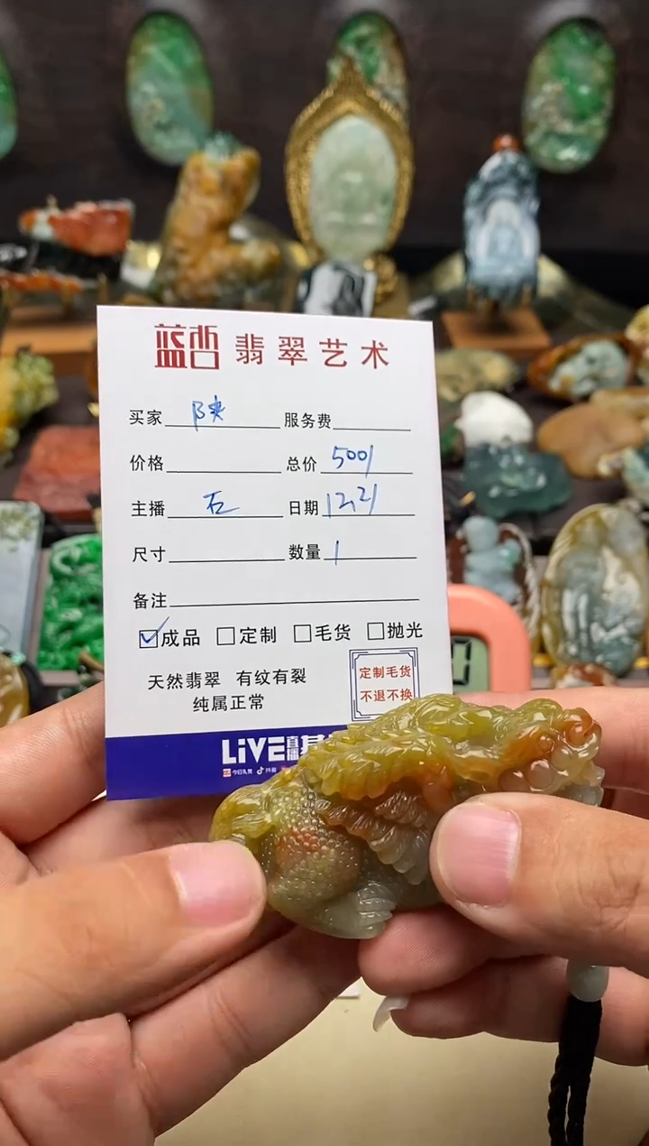 【闪购商品】翡翠颈饰未镶嵌成品