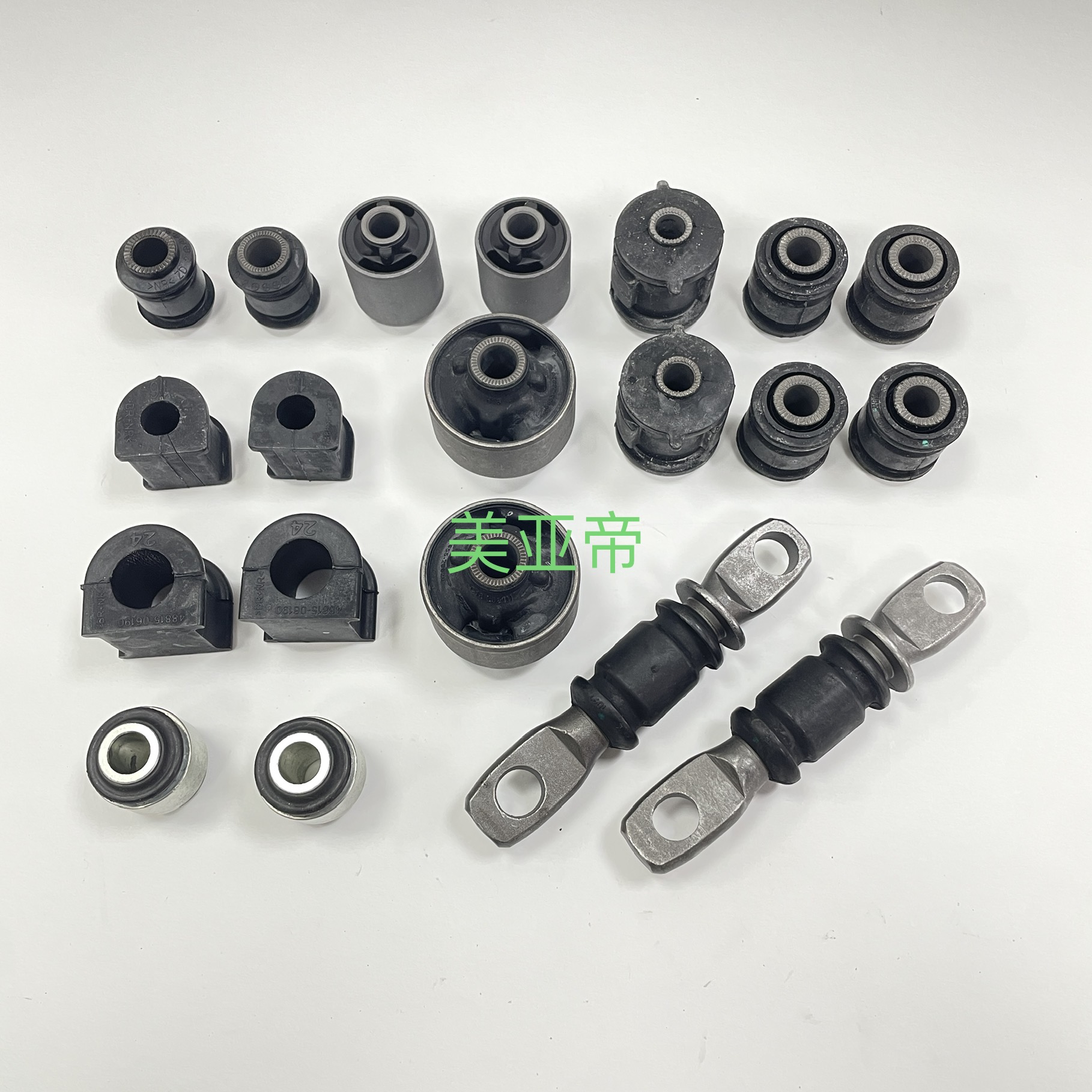 六代凯美瑞全车底盘胶套 平衡杆胶 下摆臂胶 后羊角胶 后拉杆胶