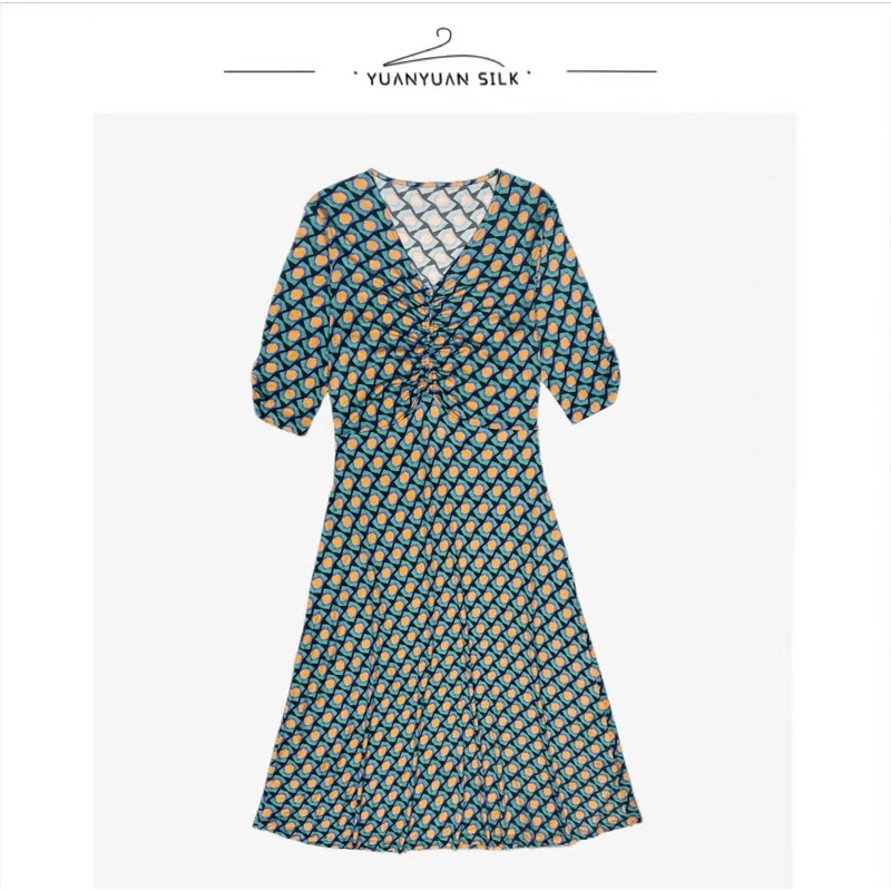 清仓 微瑕 100%桑蚕丝夏季时尚舒适轻奢百搭透气女装连衣裙3766