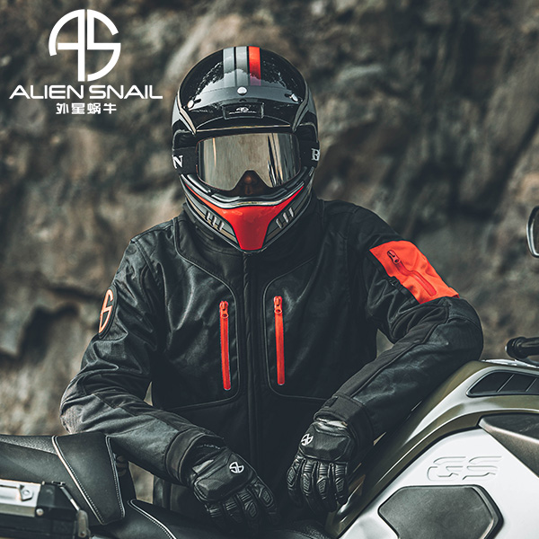 外星蜗牛火石冬季摩托车骑行服防风保暖电热机车服防水防摔寒特价