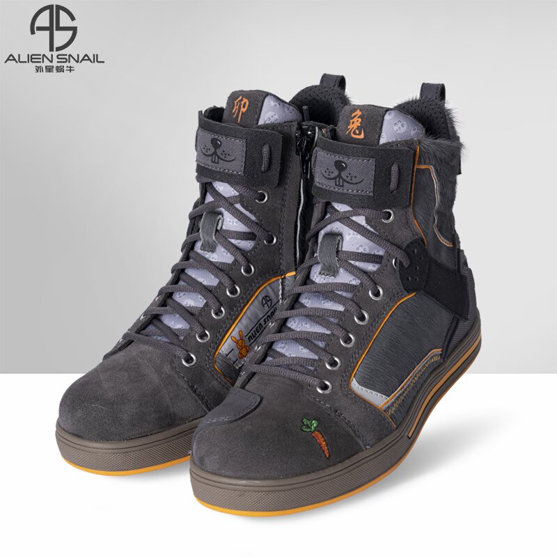 兔年限定款骑行鞋摩托车防滑防摔机车鞋四季通勤骑行靴保护舒适