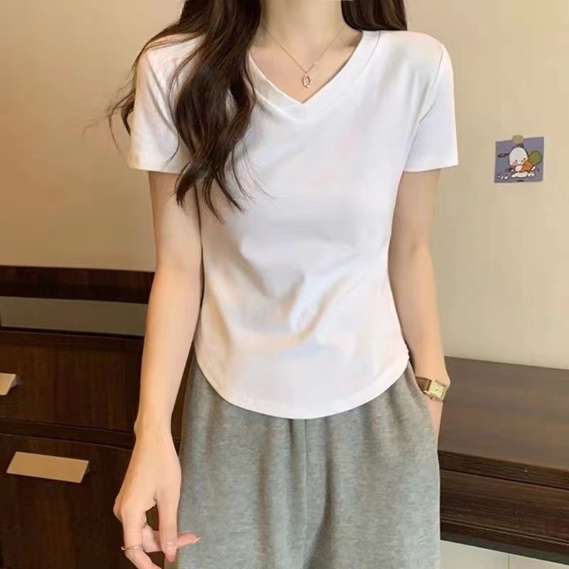 1301-1400(以直播展示产品为主,不是图片款,请勿盲拍)辣妹短袖T