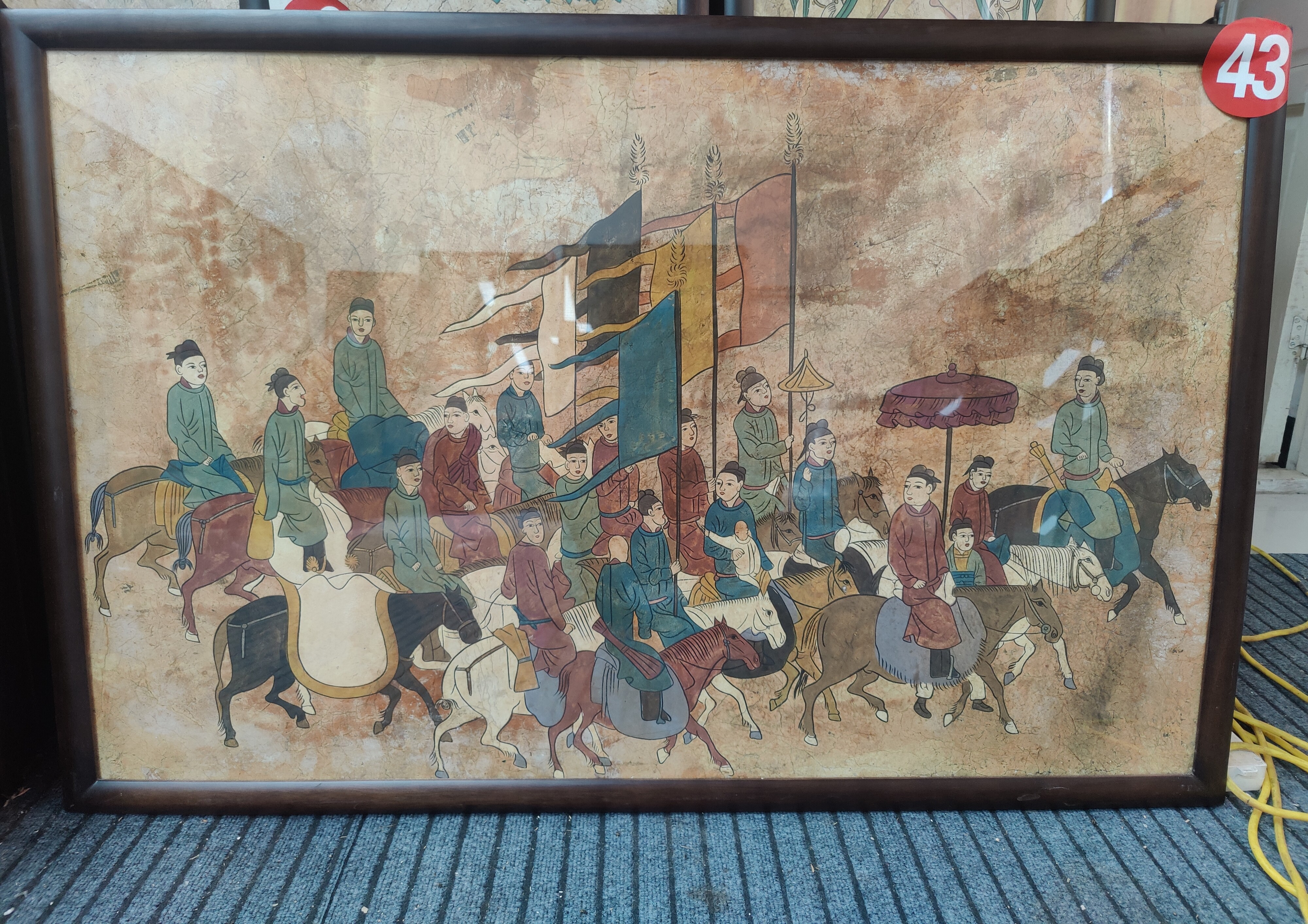 墙皮画尺寸115×75厘米