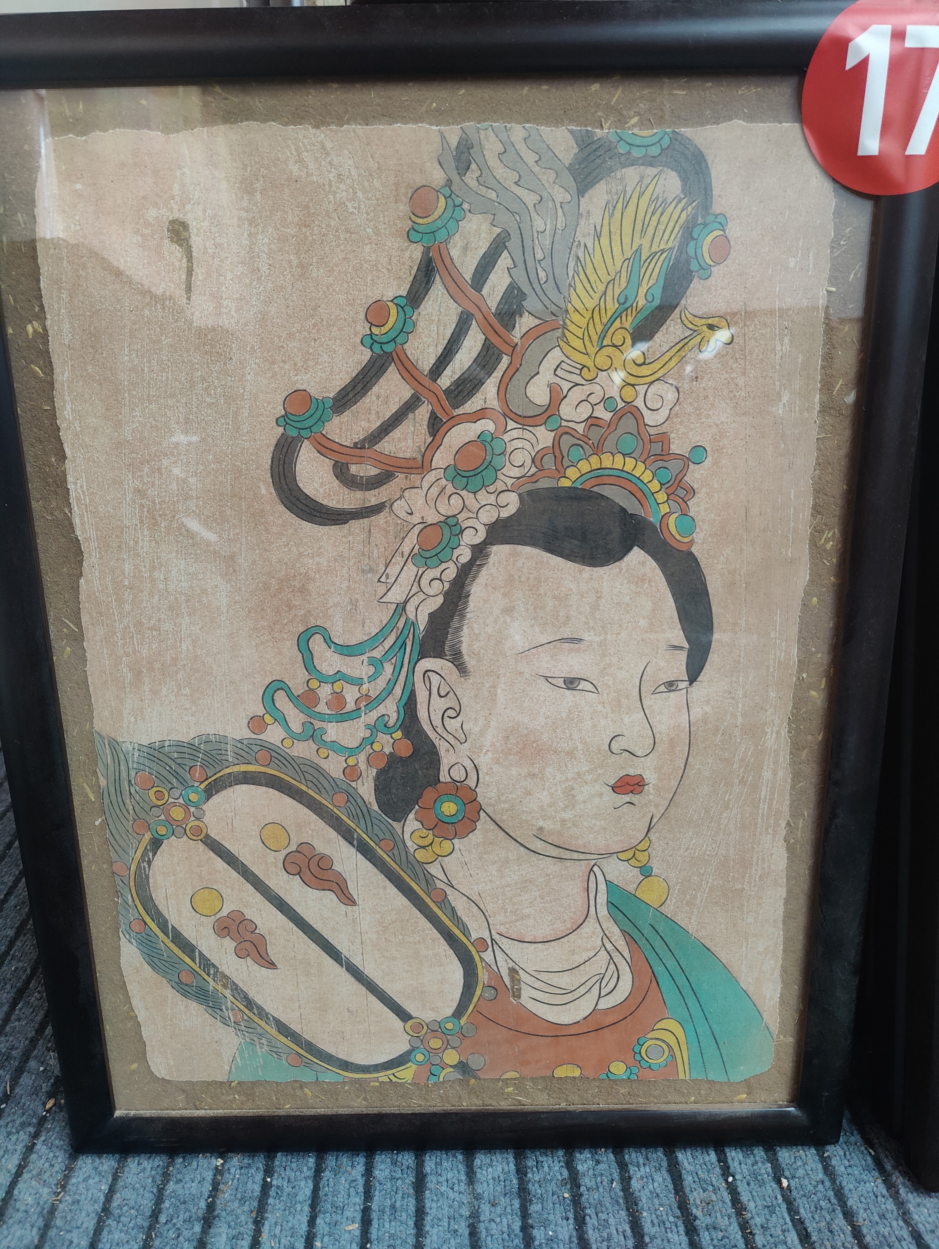 墙皮画尺寸64×49厘米