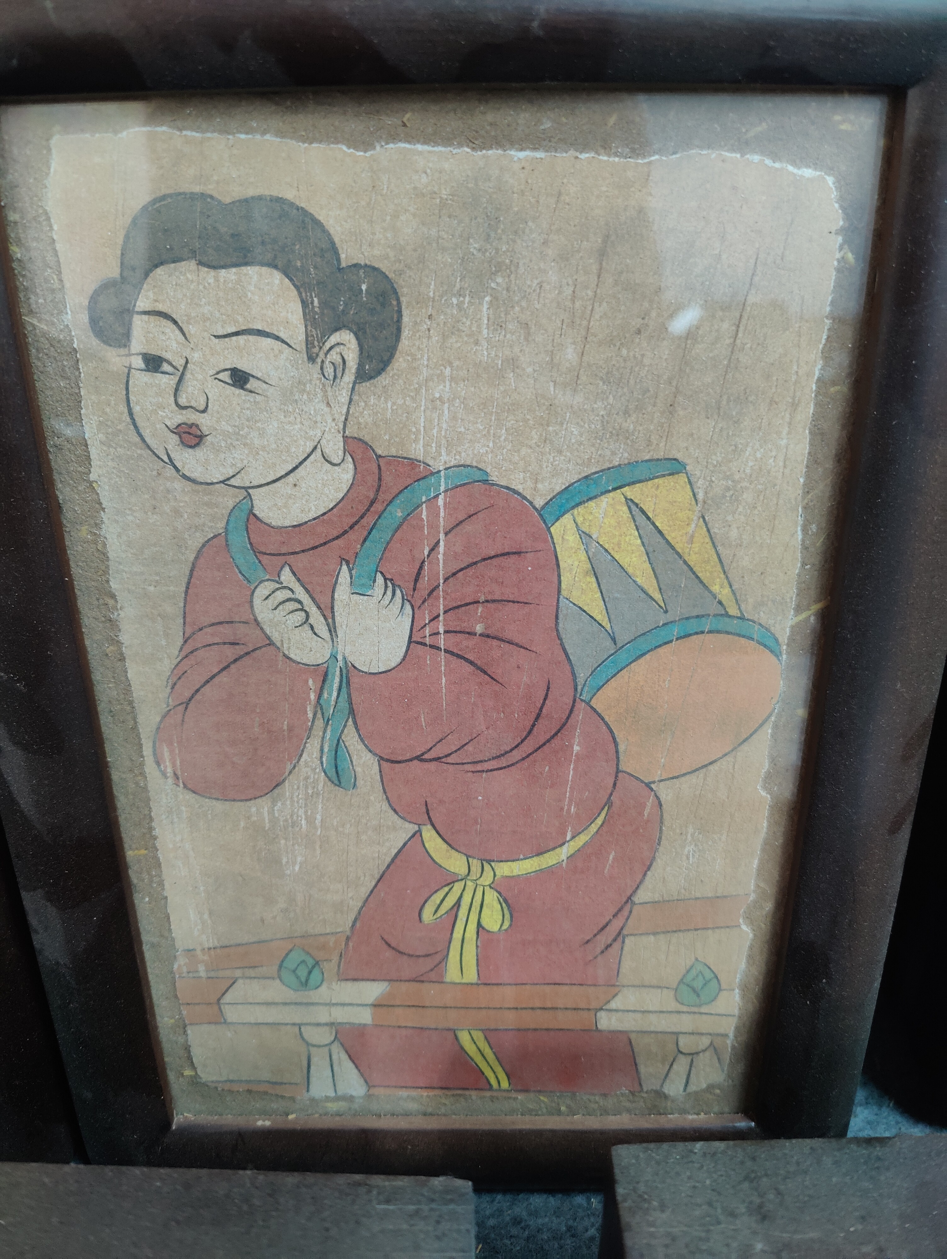 墙皮画尺寸24×34厘米