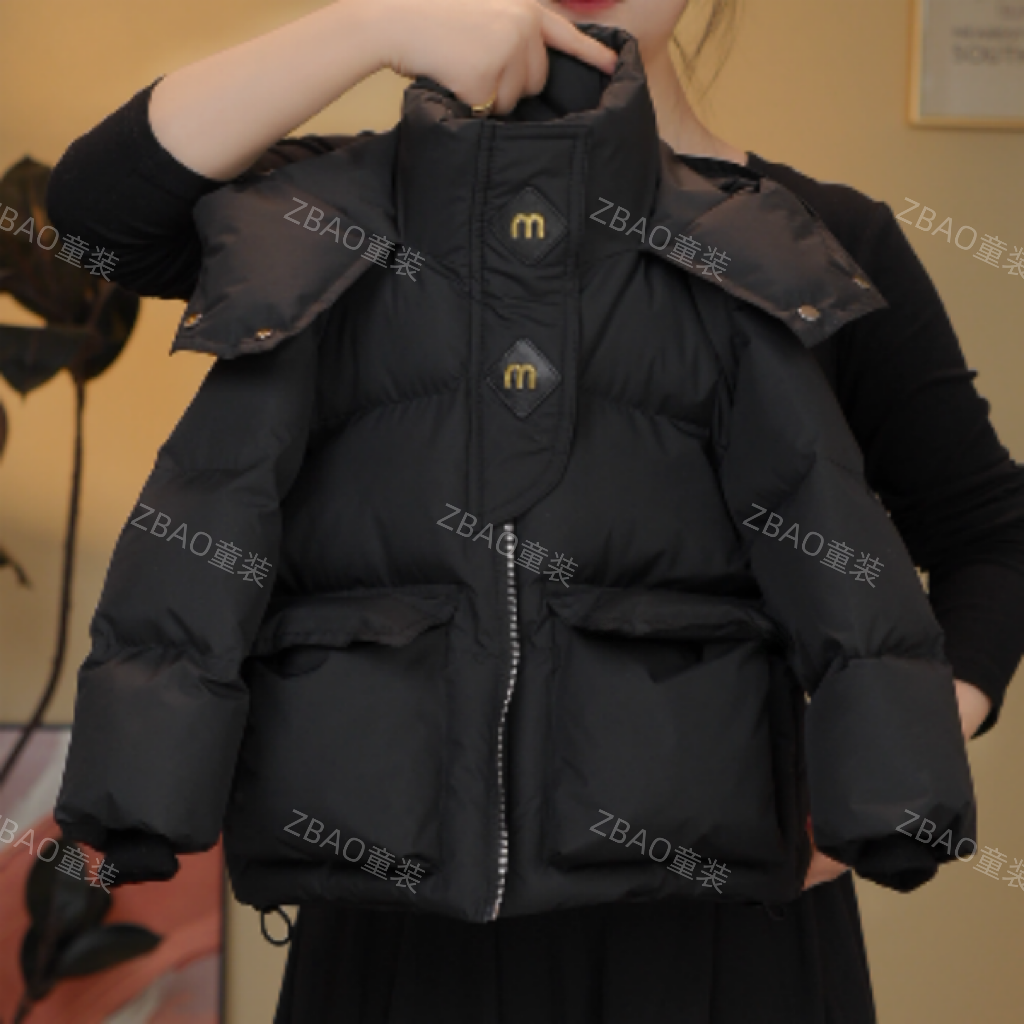 【珍宝推荐】儿童冬季韩版棉服男童保暖外套加厚连帽棉服宝宝衣服