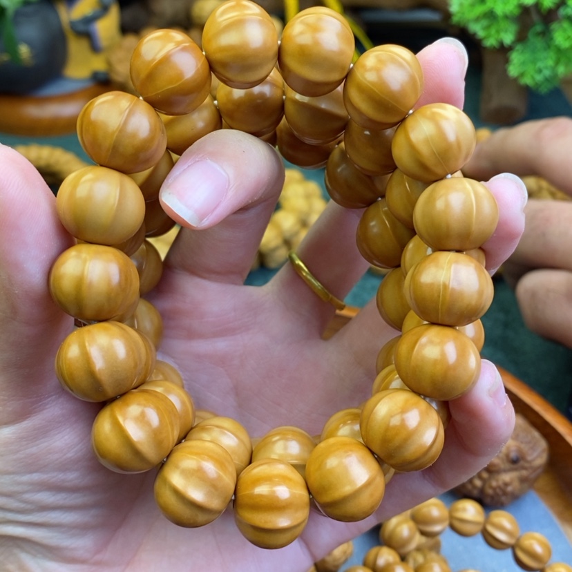 【闪购商品】猴头核桃手串15鲨鱼背