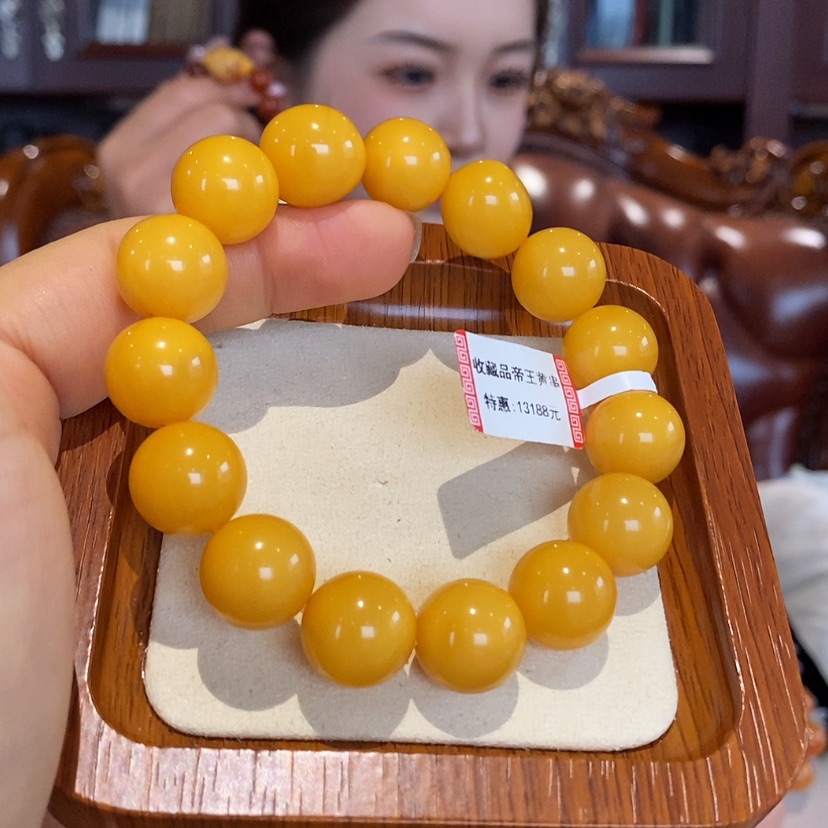【闪购商品】蜜蜡手链未镶嵌心***z