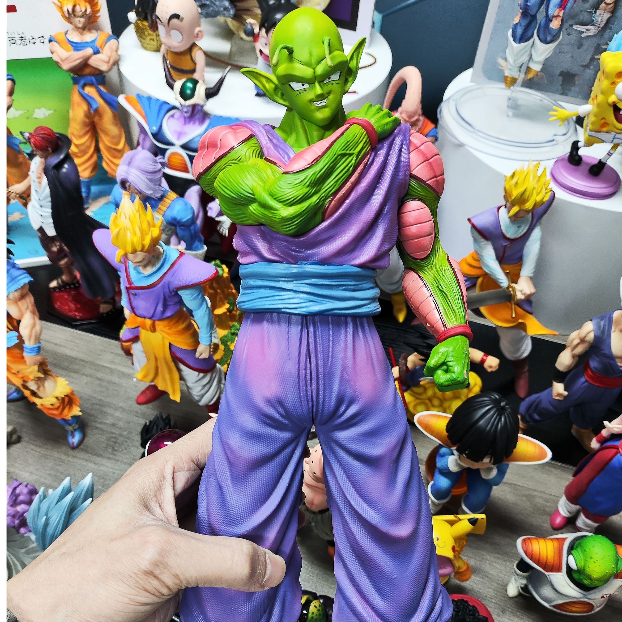 七龙珠 36cm 比克大魔王 站姿短笛 手办雕像摆件