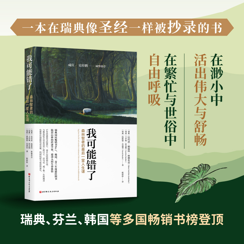 官方正版我可能错了心灵疗愈知名学者成庆史经鹏强烈推荐书籍