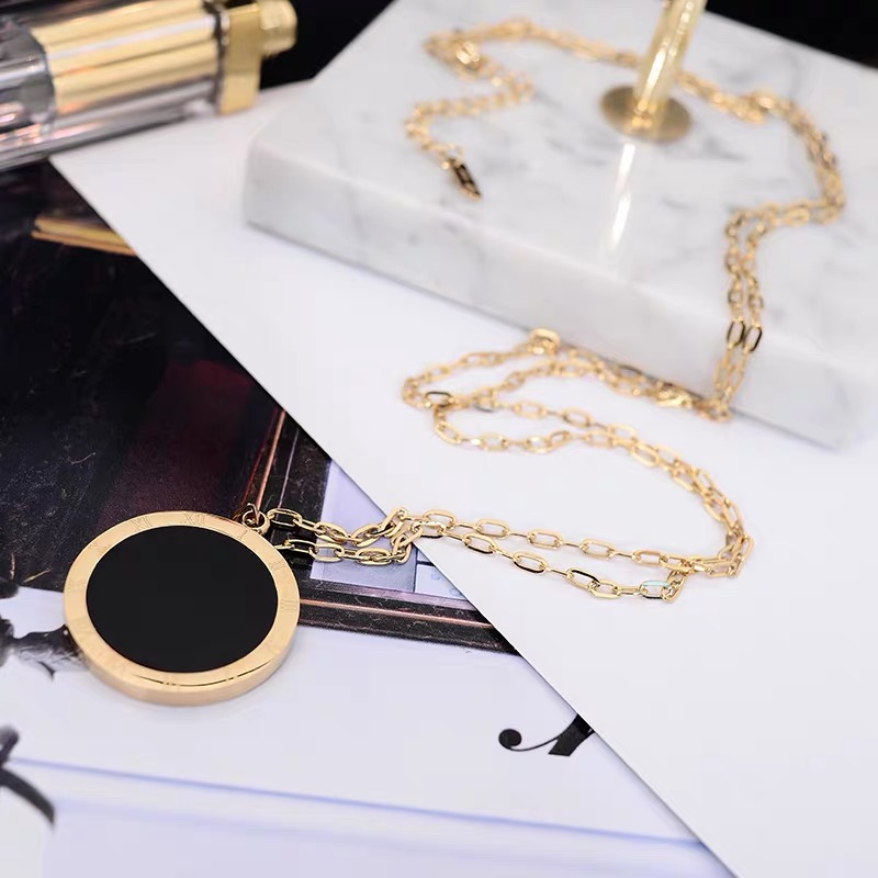 钛钢项链 洋气百搭毛衣链2025新款高级感项链