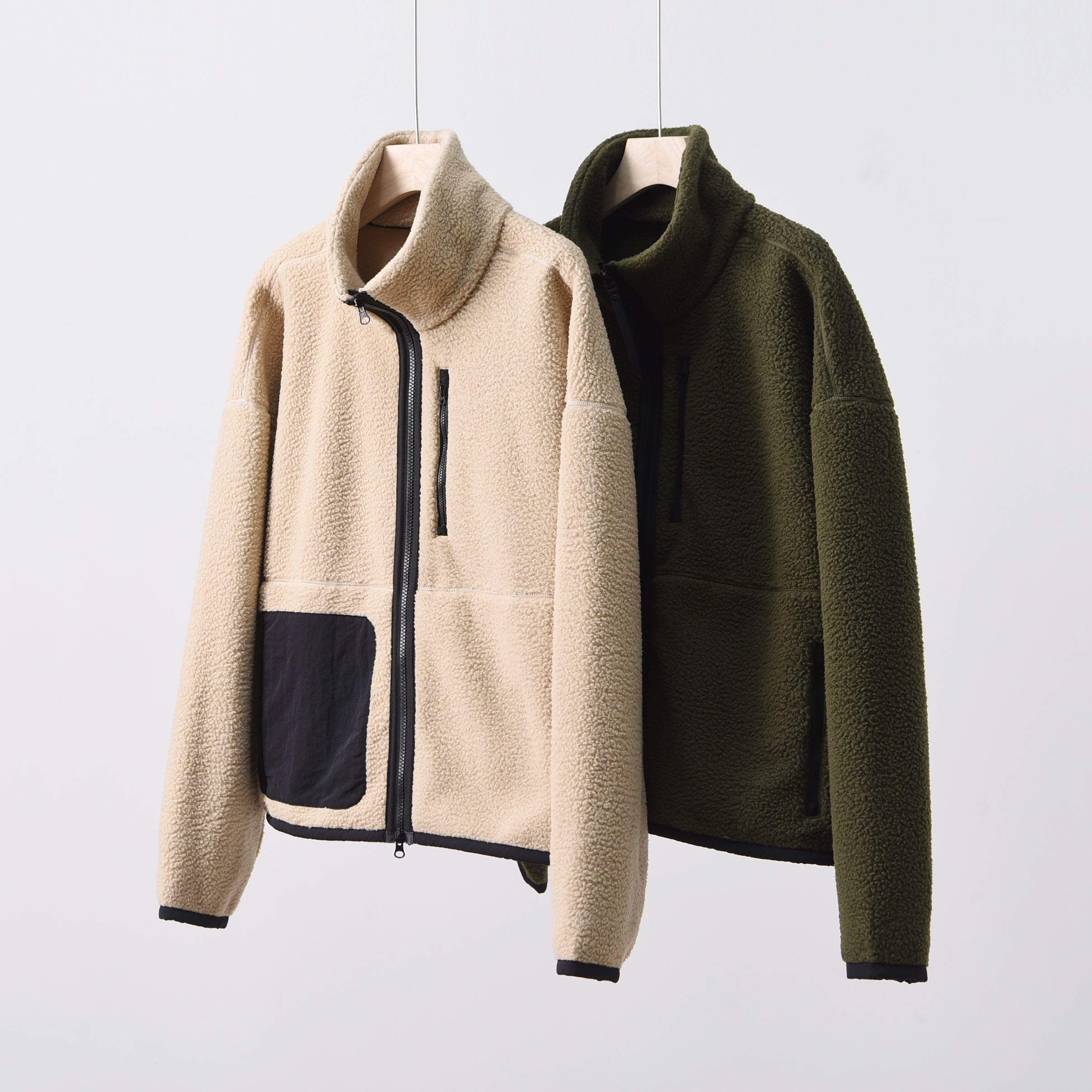 【宅】大e同款抓绒夹克外套立领保暖时尚男女同款C25Y70