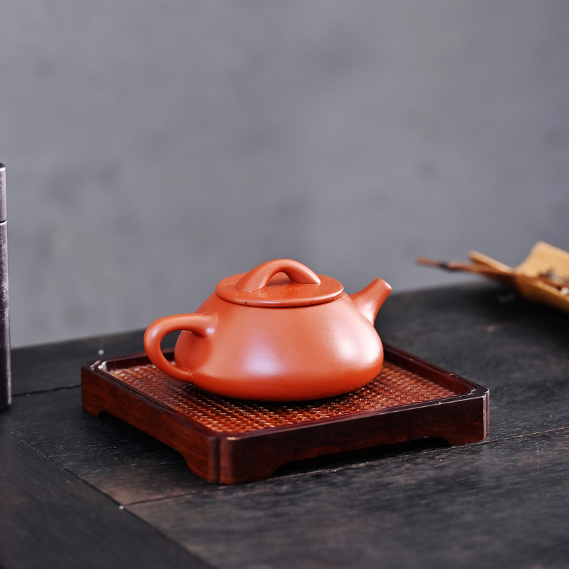 秋香茶具 大红袍凤鸣石瓢壶家用泡茶壶-2689-0824