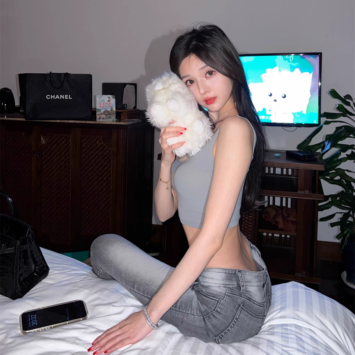 【PH2304422】  性感热辣百搭显瘦显腿长 牛仔裤