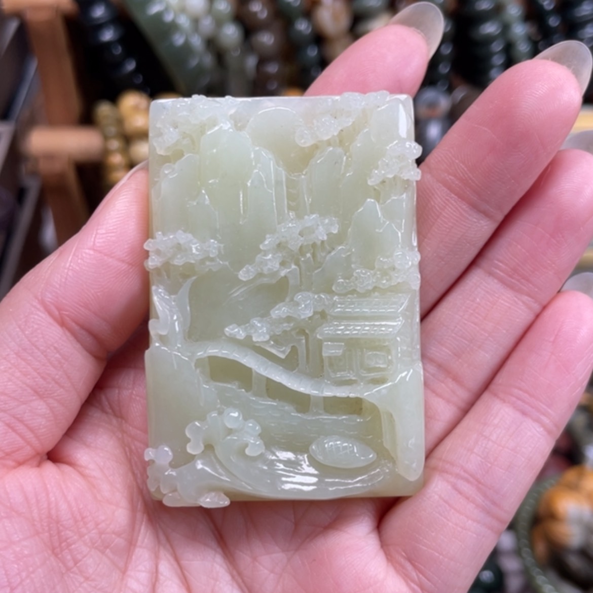 【闪购商品】岫岩老玉（透闪石质玉）挂件未镶嵌