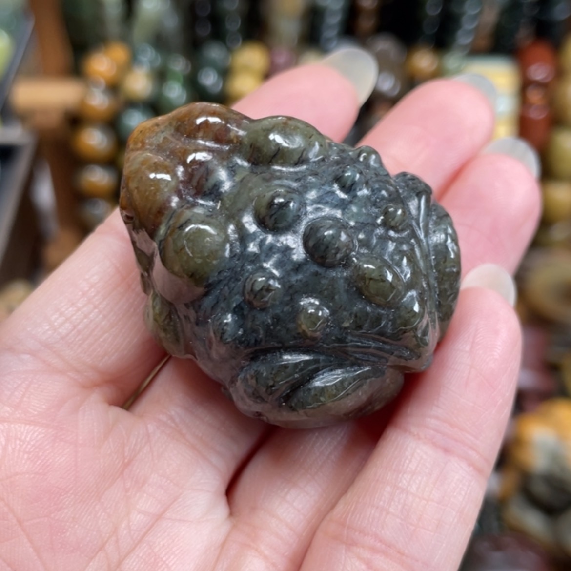 【闪购商品】岫岩河磨玉（透闪石质玉）手把件未镶嵌