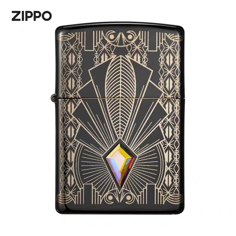 zippo正版打火机2021年度机金粉世家施华洛世奇限量送礼MBJ1