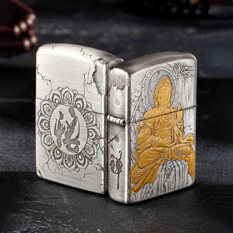ZIPPO/之宝打火机觉悟男士复古防风原装双色常规机原装DYJ1