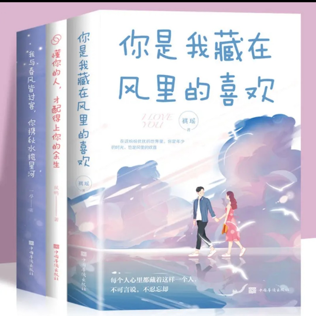 你是我藏在风里的喜欢 我与春风皆过客 青春爱情言情小说实体书籍