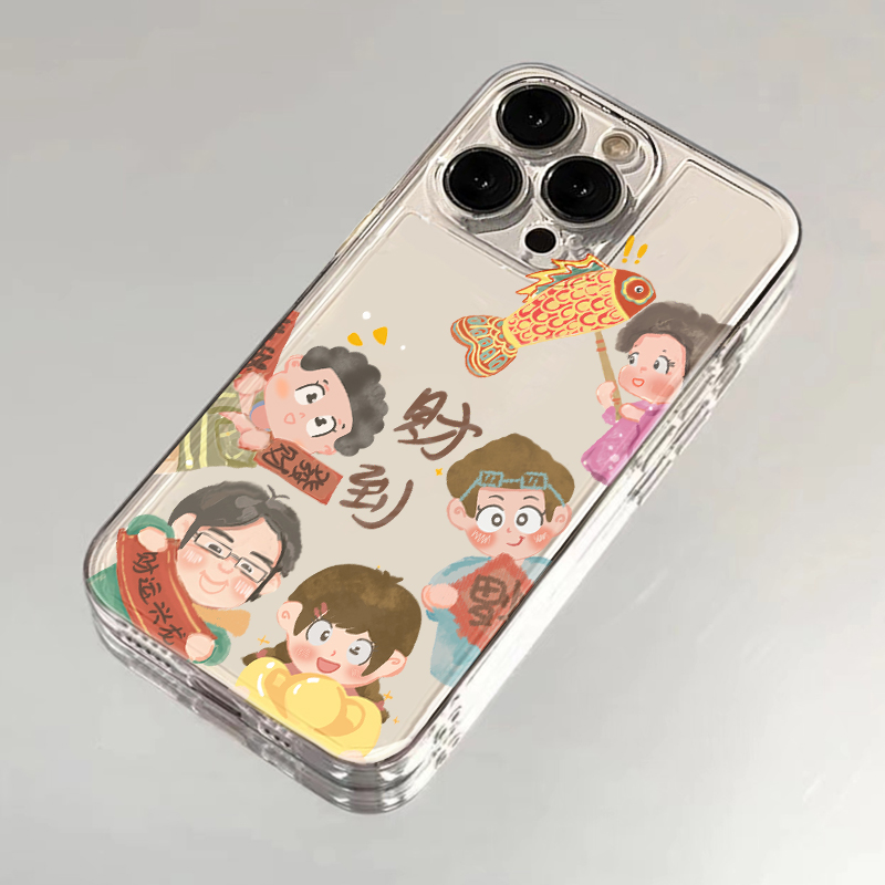 财运兴龙适用于iPhone15/14/13/12手机壳11苹果华为oppovivo新年